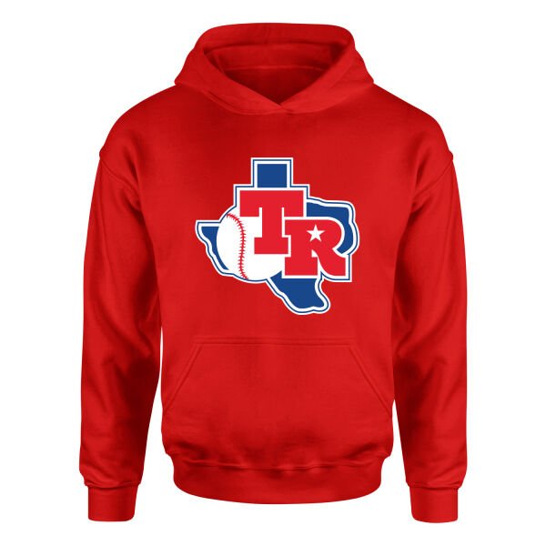 Texas Rangers TX Hoodie XL - Kırmızı