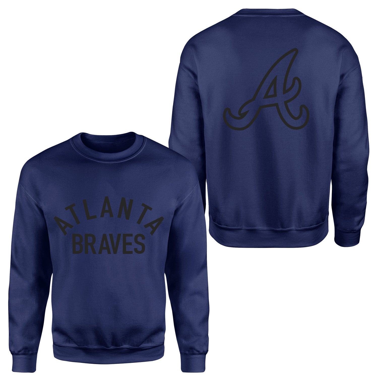 Atlanta Braves Muted Sweatshirt L - İndigo Mavisi