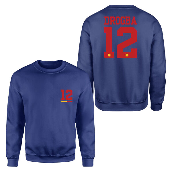 Didier Drogba Forma Sweatshirt L - İndigo Mavisi
