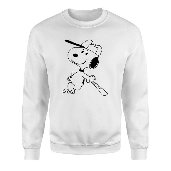 Snoopy Sweatshirt M - Beyaz