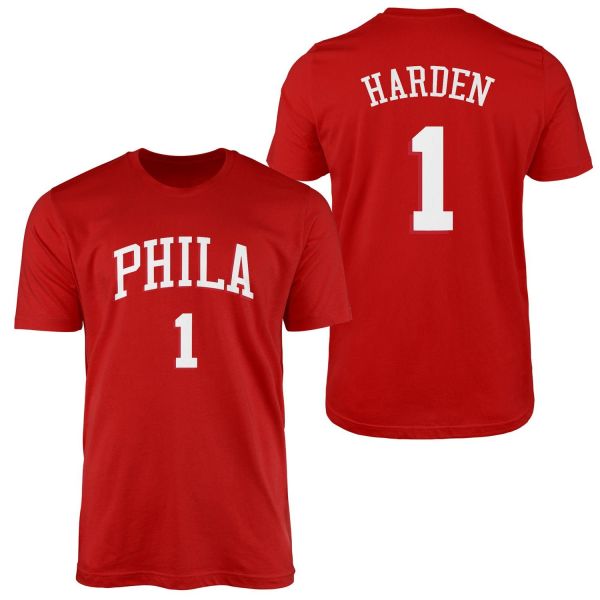 James Harden Philadelphia Forma Tişört M - Kırmızı