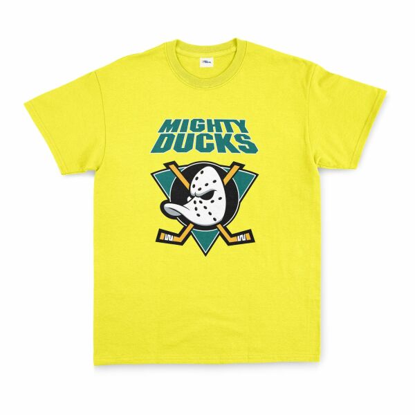 Mighty Ducks Retro Tişört L - Sarı