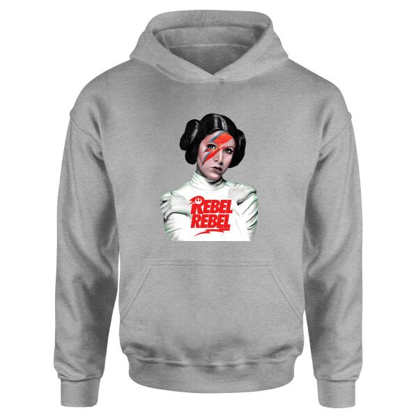Rebel Rebel Hoodie XL - Gri