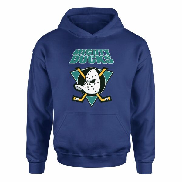 Mighty Ducks Retro Hoodie L - İndigo Mavisi