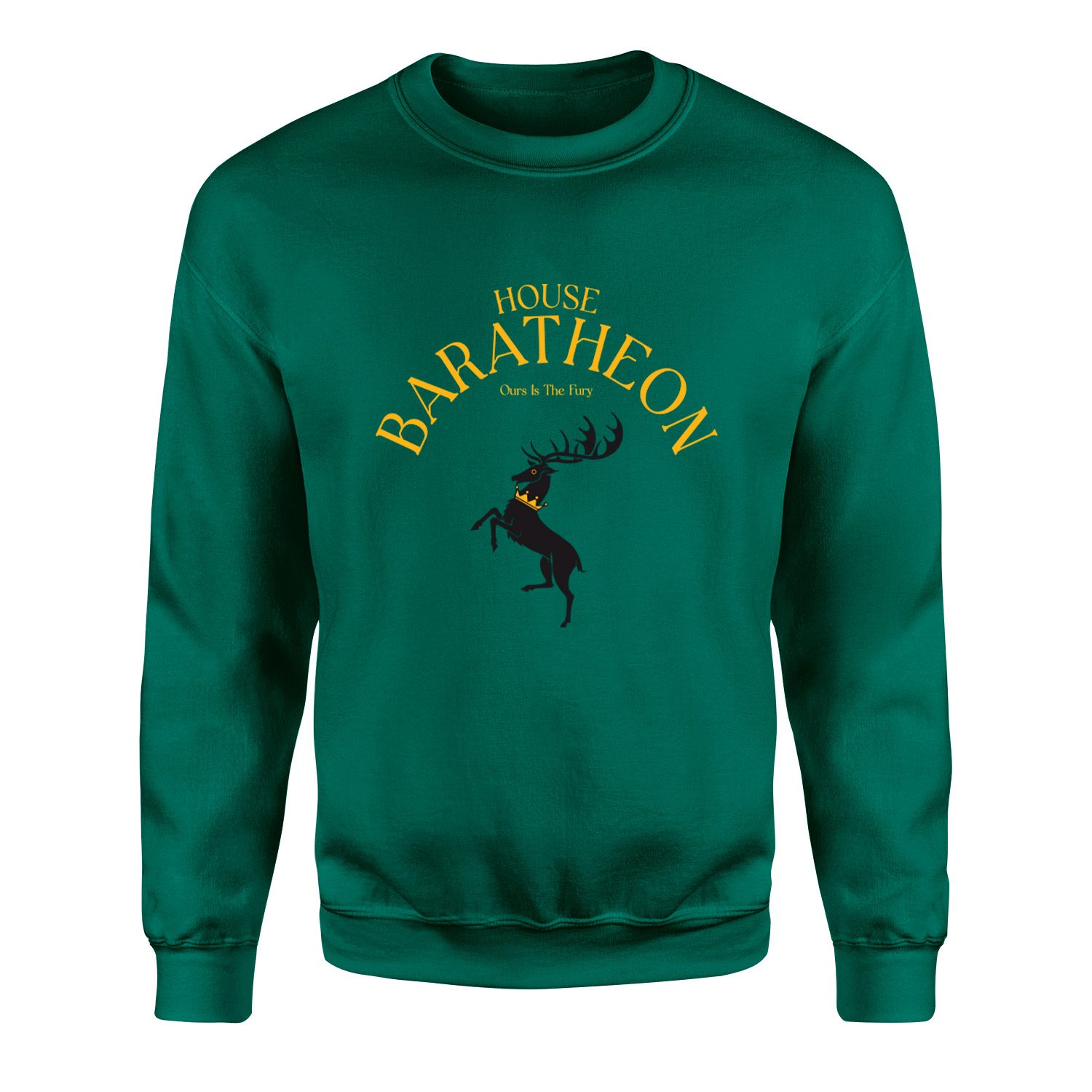 House Baratheon Sweatshirt S - Nefti Yeşili