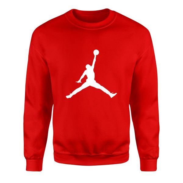 Air Jordan BIG W Sweatshirt XL - Kırmızı