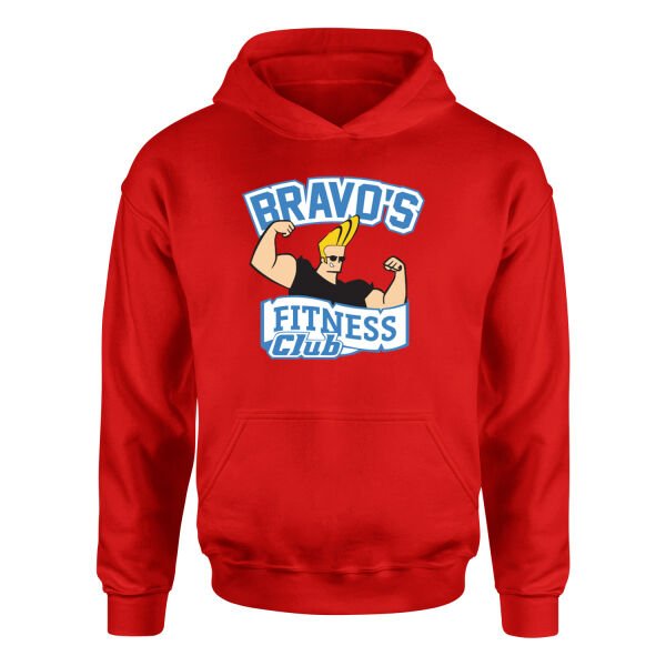 Bravo’s Fitness Club Hoodie M - Kırmızı