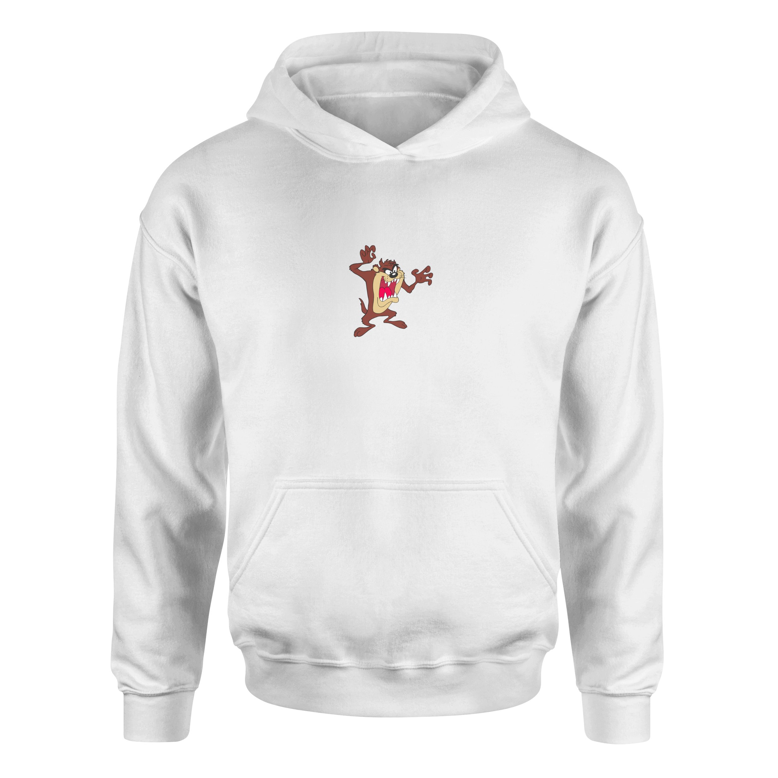 Tazmanya Canavarı Hoodie S - Beyaz