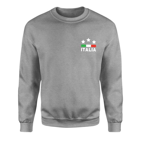İtalya Sweatshirt XL - Gri
