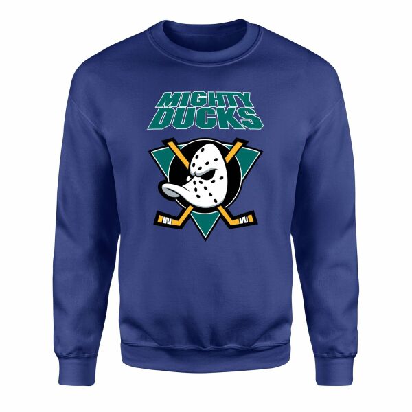 Mighty Ducks Retro Sweatshirt XL - İndigo Mavisi