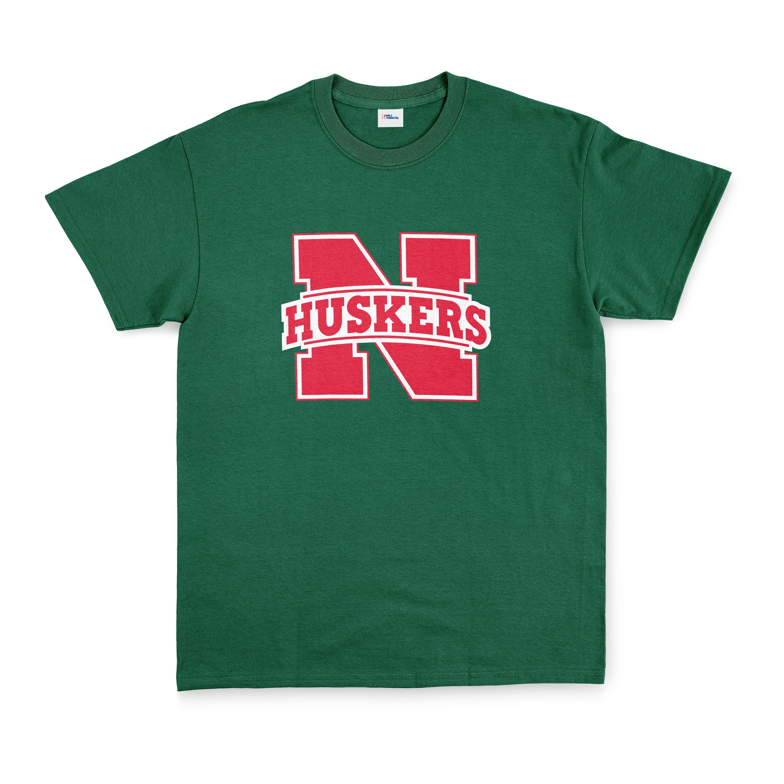 Nebraska Cornhuskers Tişört XL - Nefti Yeşili