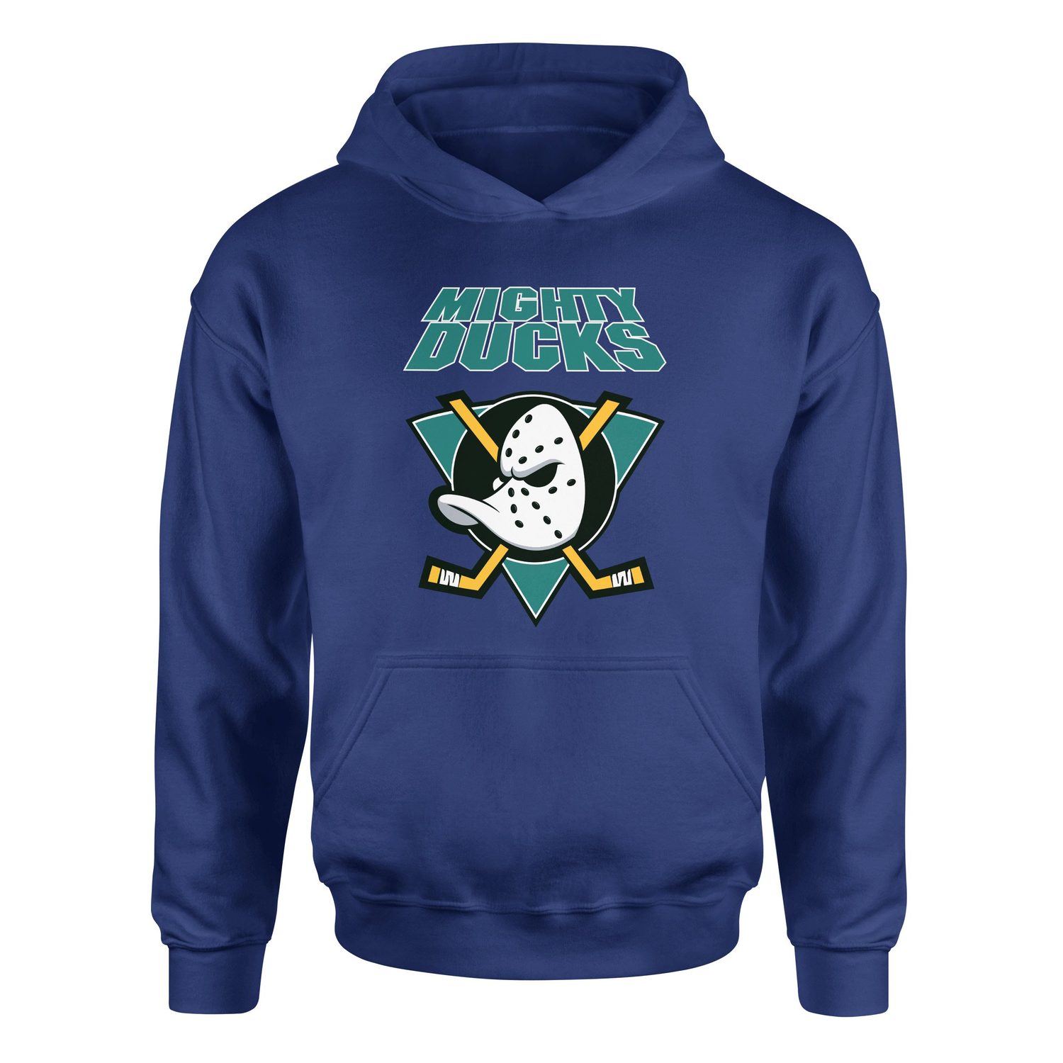 Mighty Ducks Retro Hoodie XL - İndigo Mavisi