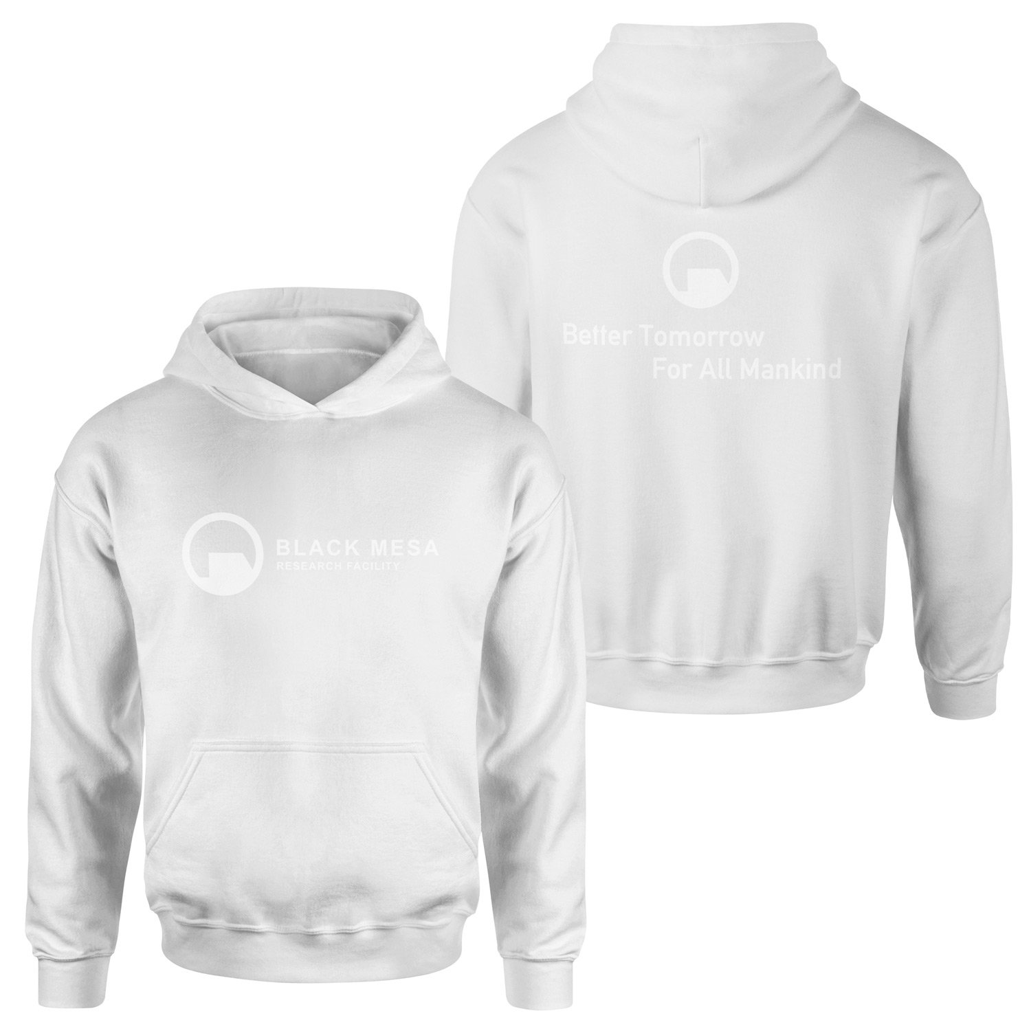 Black Mesa | Half-Life Hoodie S - Beyaz