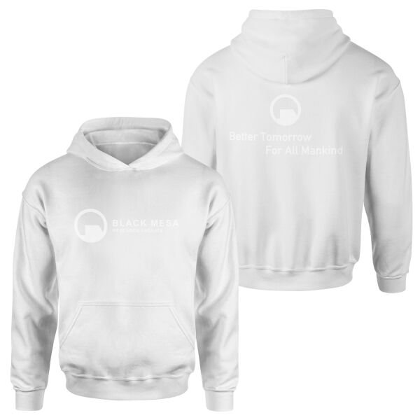 Black Mesa | Half-Life Hoodie S - Beyaz