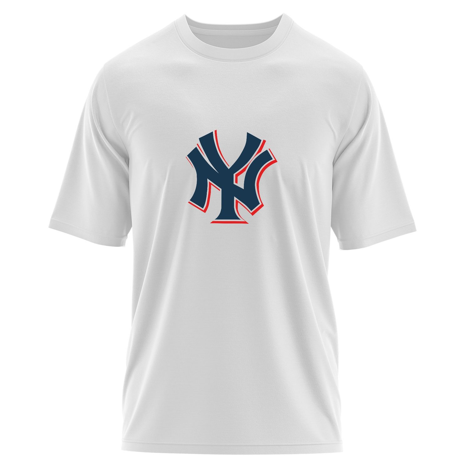 NY Yankees C Oversize Tişört XL - Beyaz