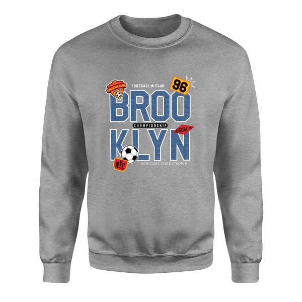 BROOKLYN 96 Championship Sweatshirt XL - Gri