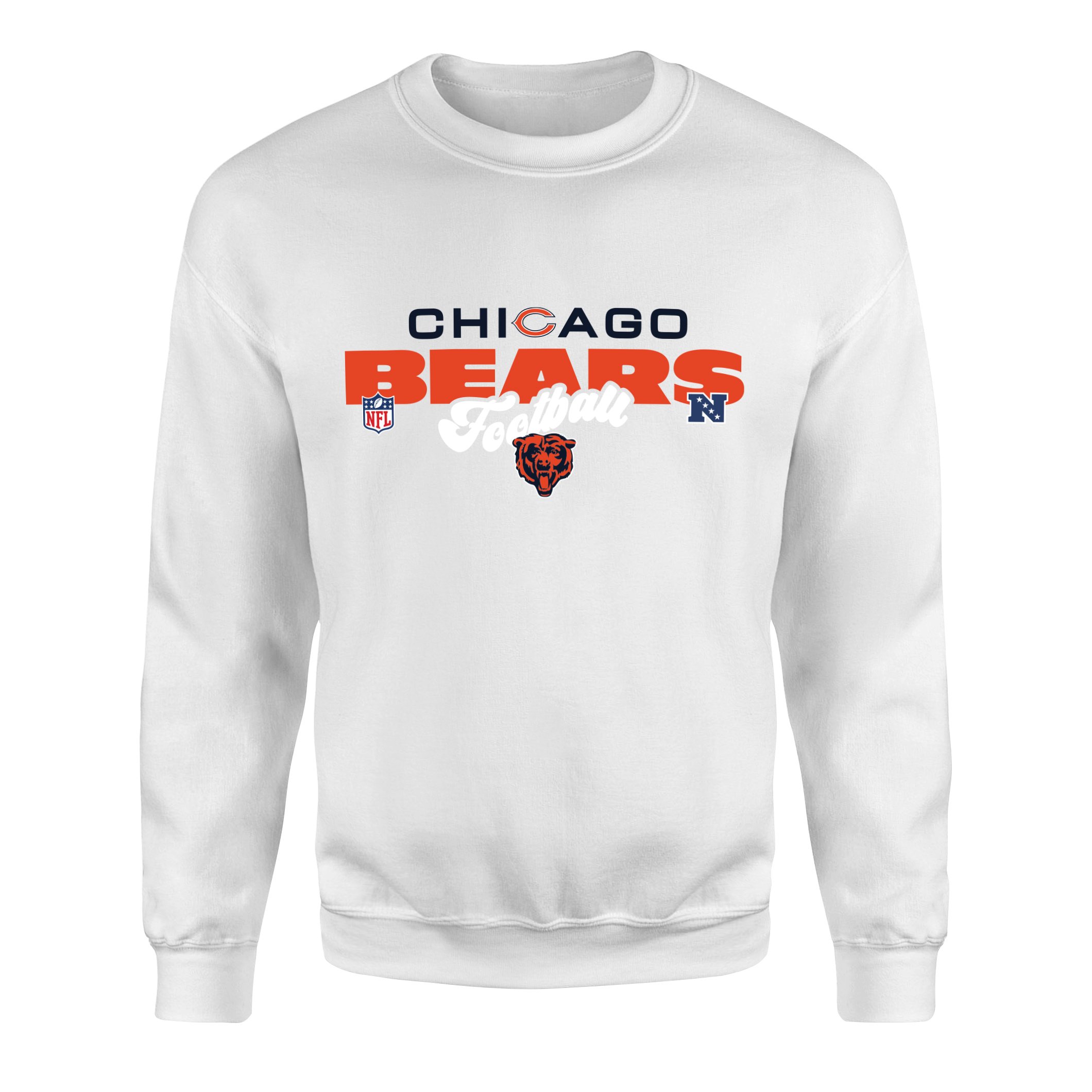Chicago Bears Football NFC Sweatshirt S - Beyaz