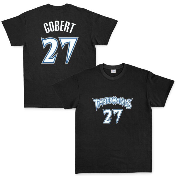 Rudy Gobert Minnesota 27 Forma Tişört S - Siyah