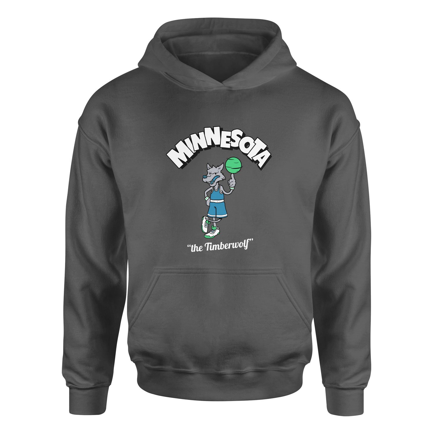 Wolves Cartoon Hoodie XL - Füme