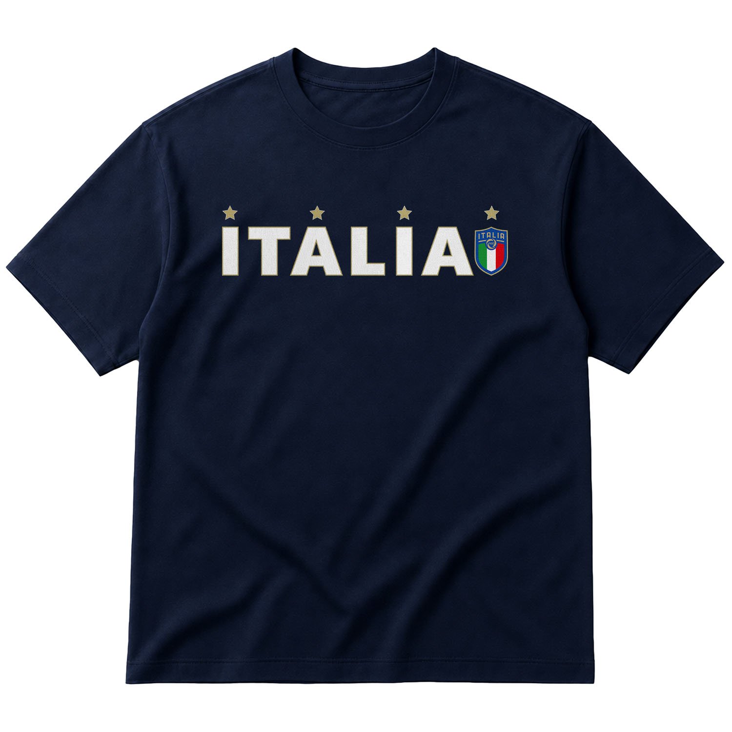 Italia Campioni del Mondo Oversize Tişört M - İndigo Mavisi