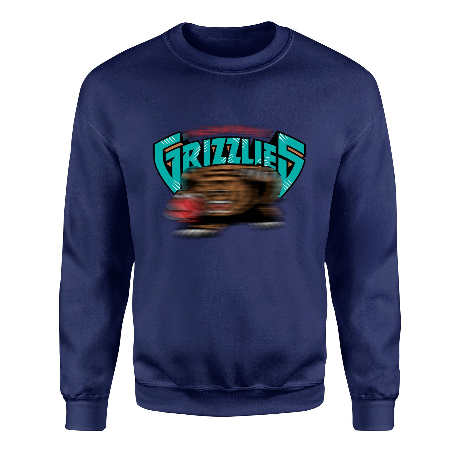 GRIZZLIES Retro Sweatshirt XXL - İndigo Mavisi