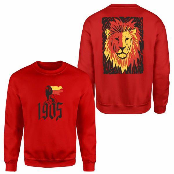 The Birth of a Lion Sweatshirt XL - Kırmızı