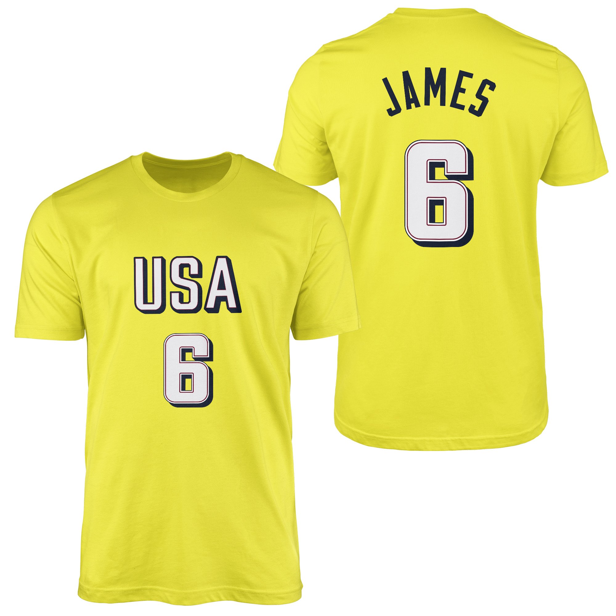 LeBron James Forma Tişört XXL - Sarı