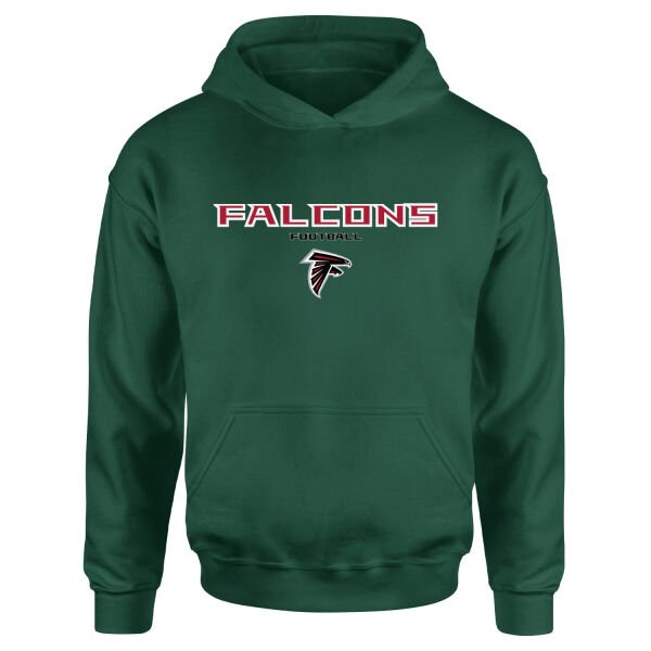 Falcons Football Hoodie XL - Nefti Yeşili