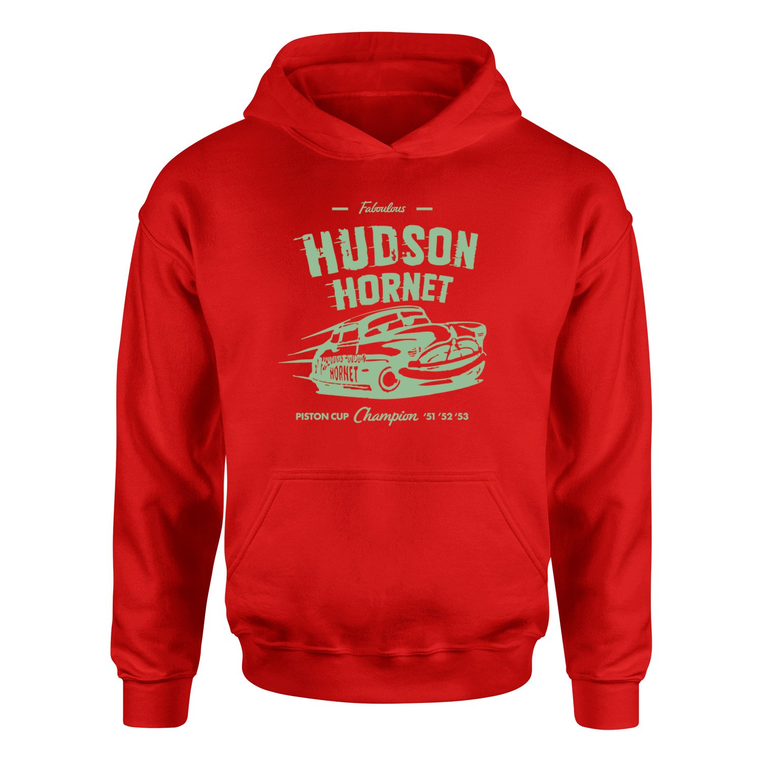 Hudson Hornet Hoodie M - Kırmızı