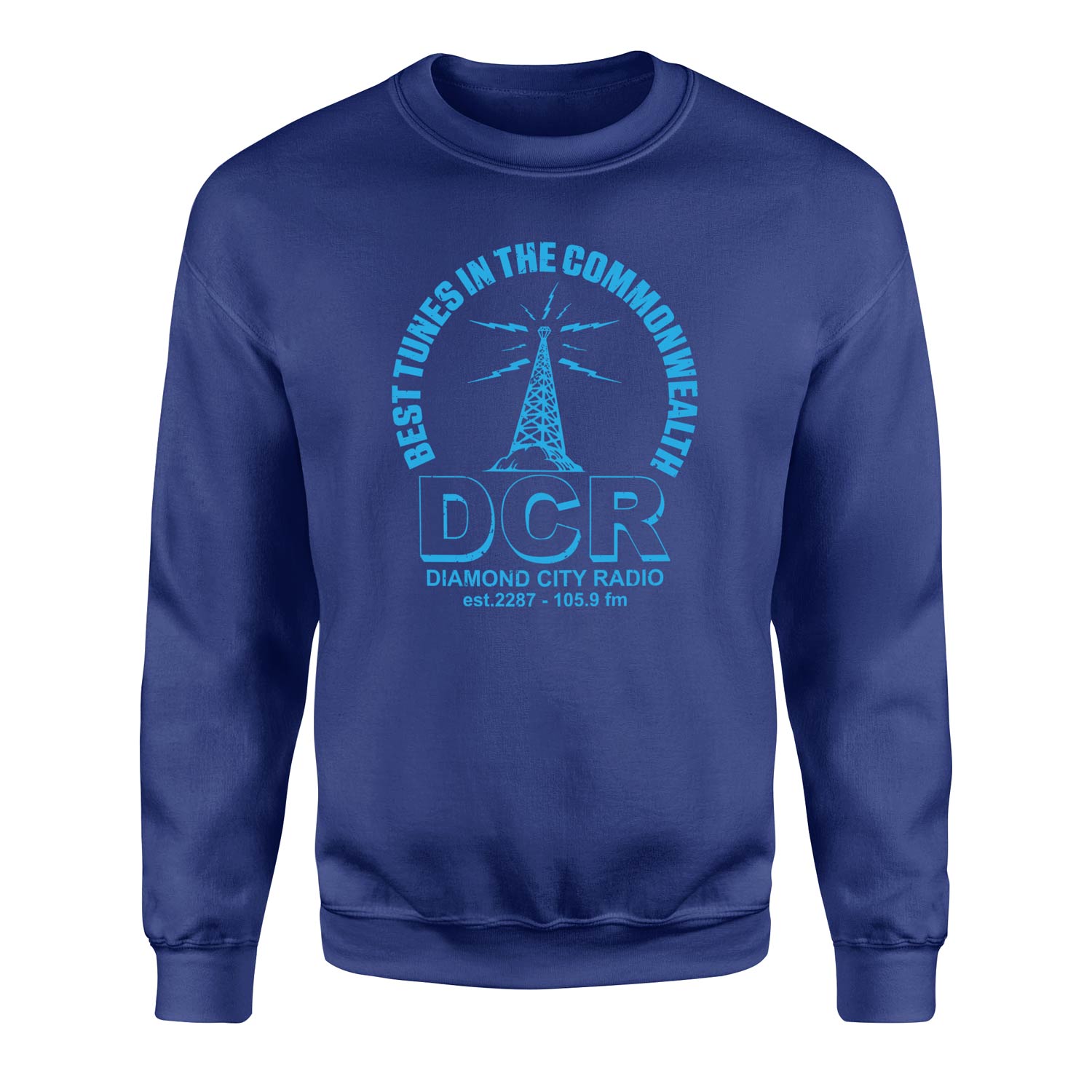 Diamond City Radio Sweatshirt S - İndigo Mavisi