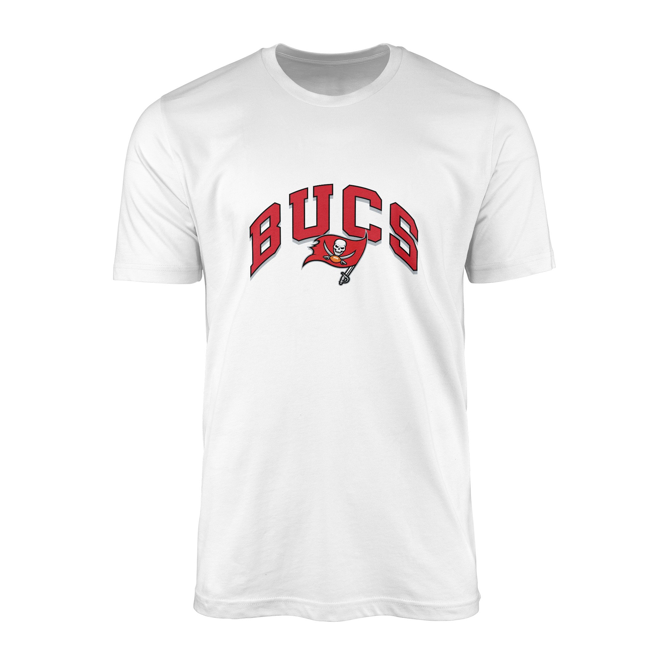 GO BUCS! Tampa Bay Buccaneers Tişört S - Beyaz
