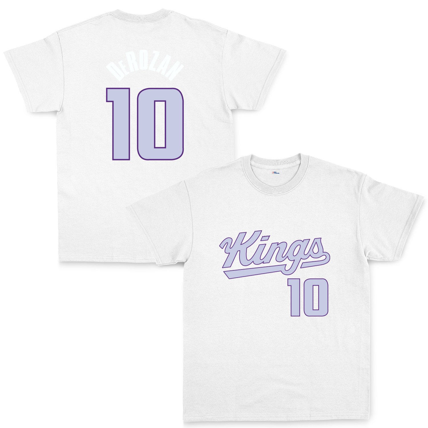 DeMar DeRozan 10 Kings Forma Tişört S - Beyaz