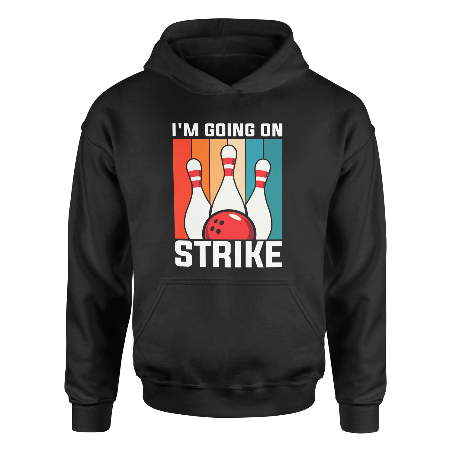 I’m Going On Strike Hoodie M - Siyah