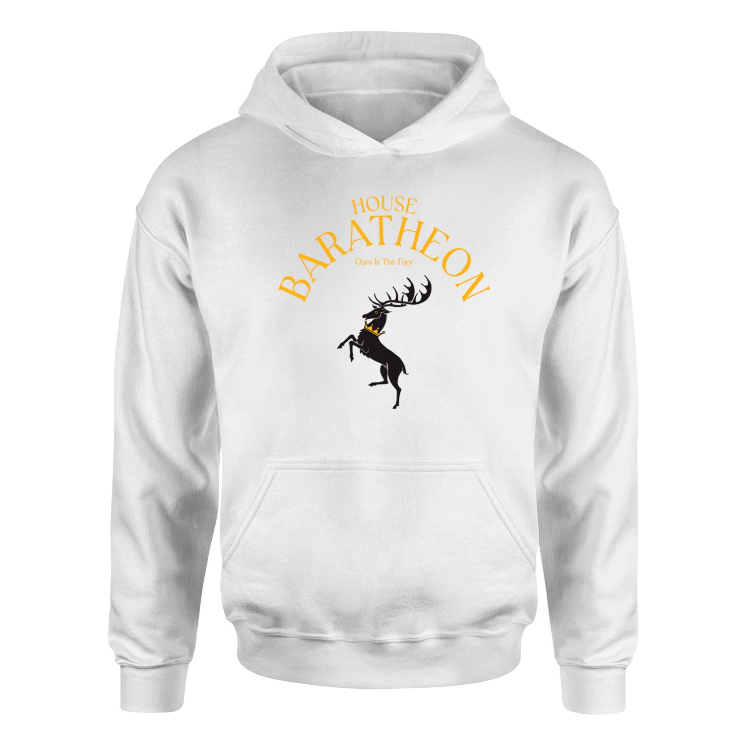 House Baratheon Hoodie XL - Beyaz