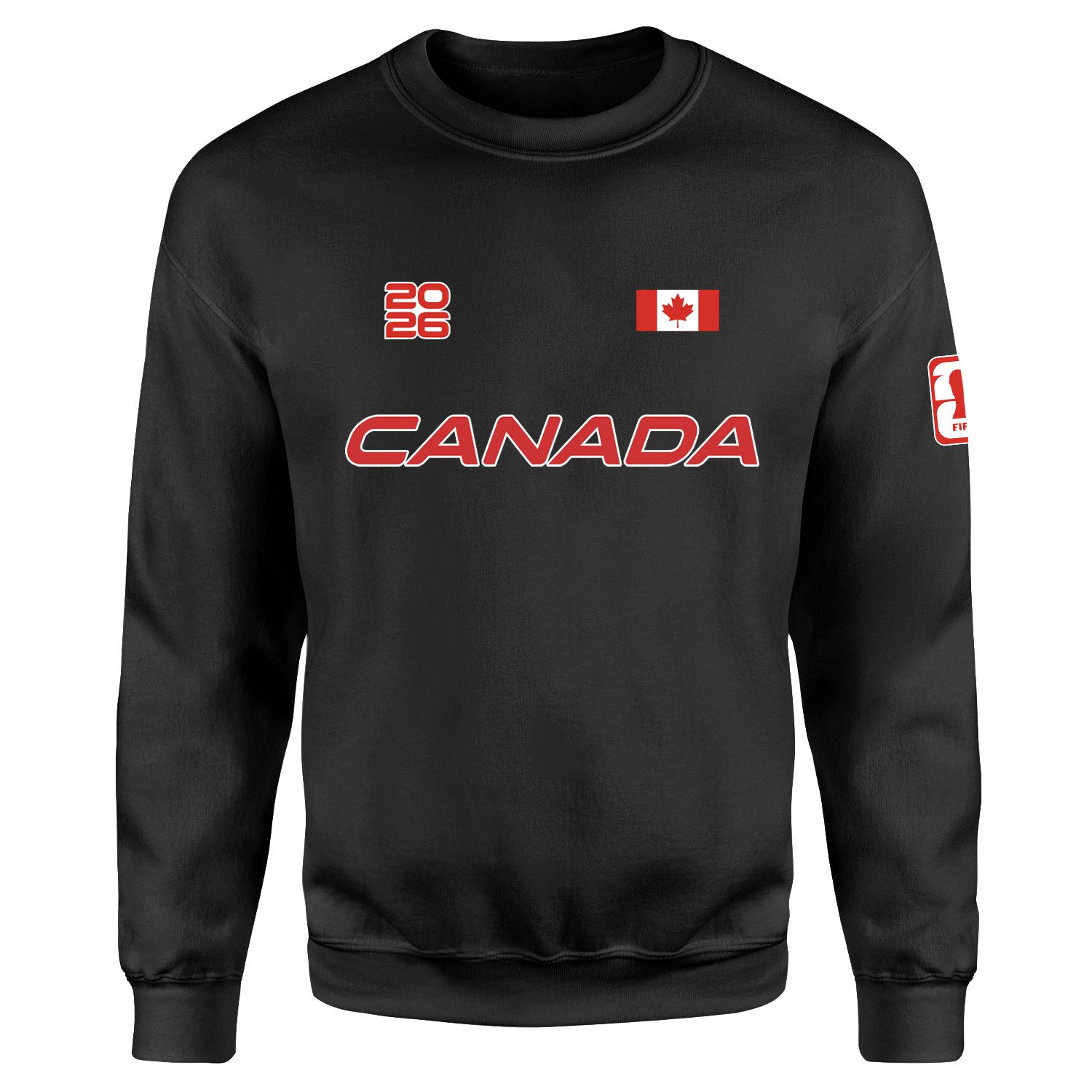 Kanada 2026 Sweatshirt S - Siyah
