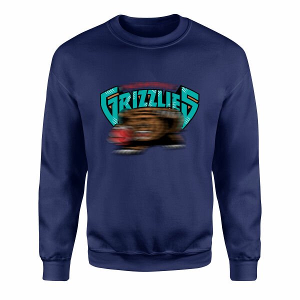 GRIZZLIES Retro Sweatshirt M - İndigo Mavisi