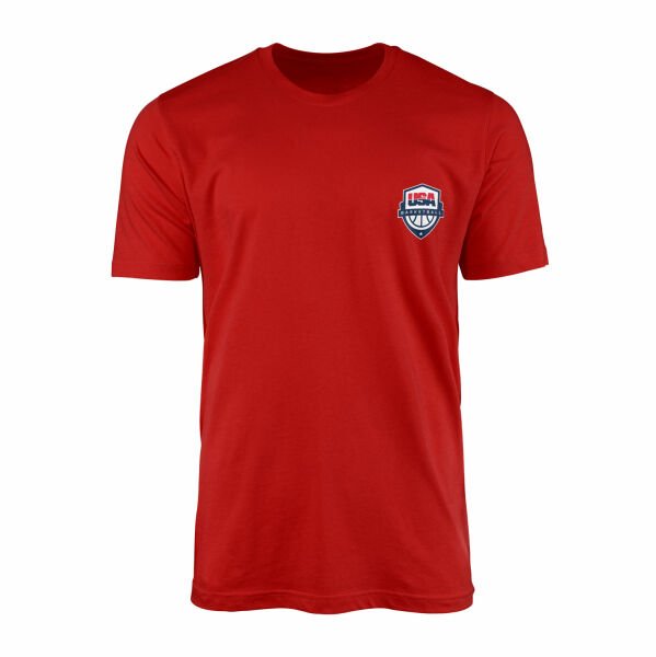 USA Basketball Tişört S - Kırmızı