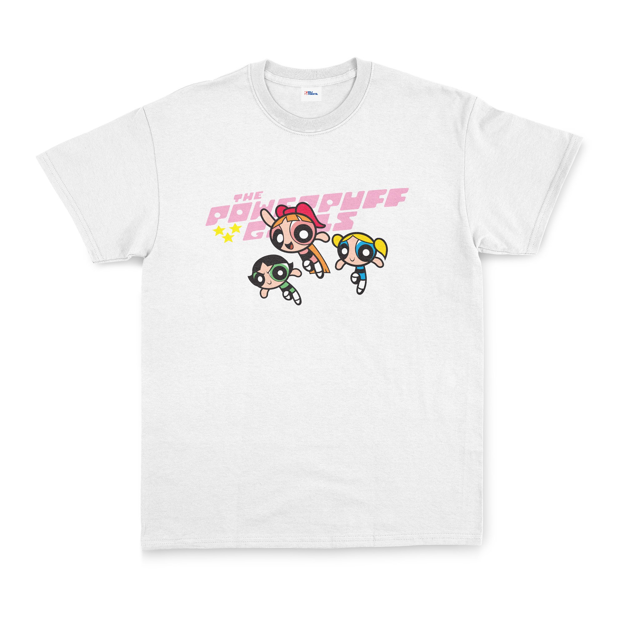 The Powerpuff Girls Tişört S - Beyaz