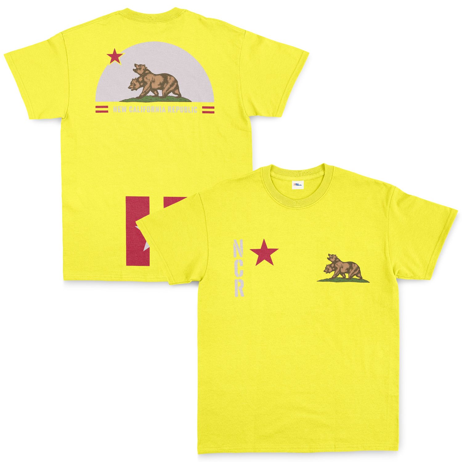New California Republic NCR Star Edition Tişört XXL - Sarı