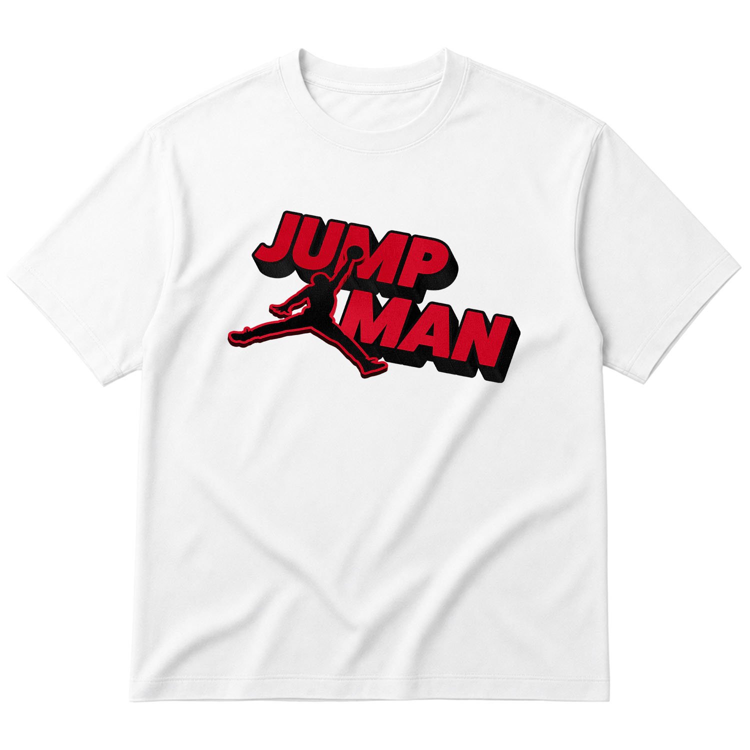 Jordan Jumpman Oversize Tişört XL - Beyaz