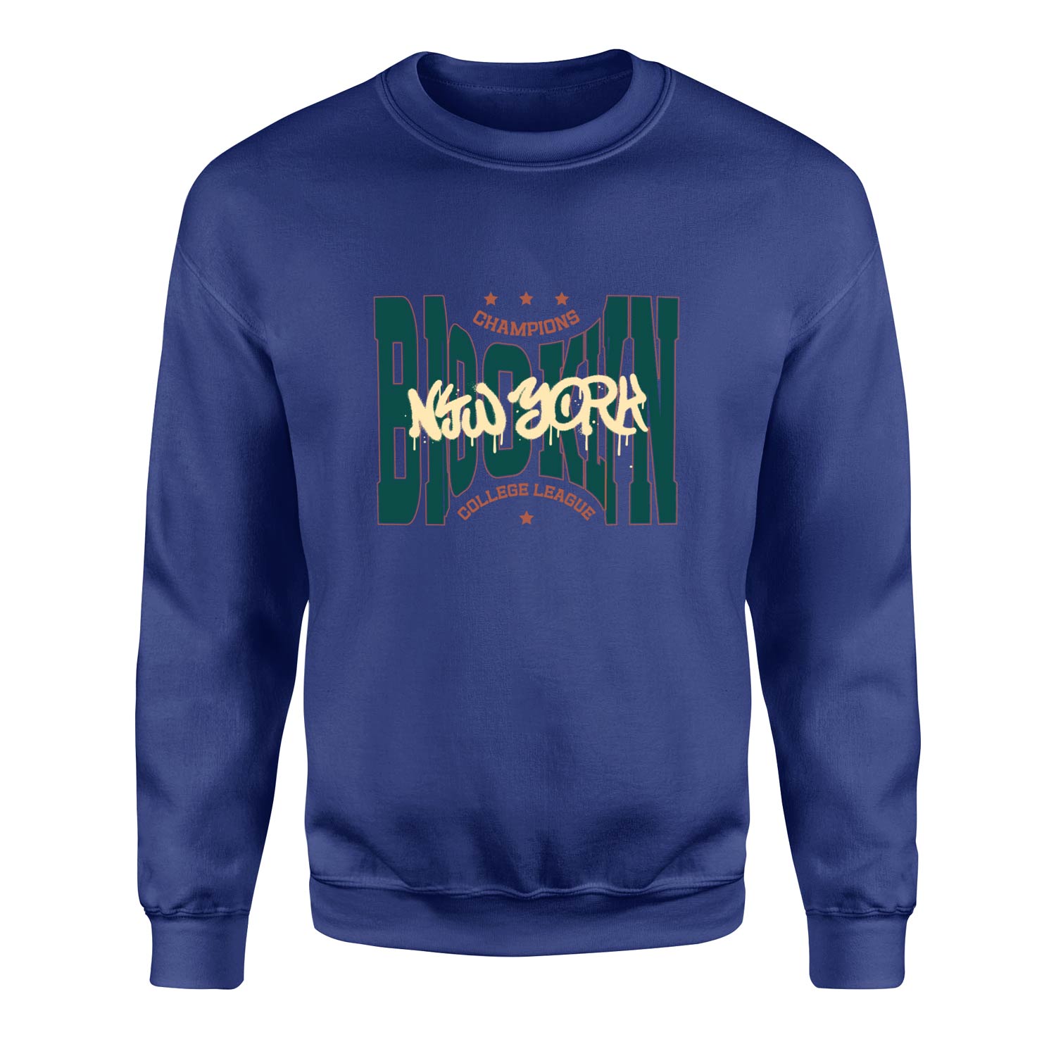 Brooklyn Bulged CCL Sweatshirt M - İndigo Mavisi
