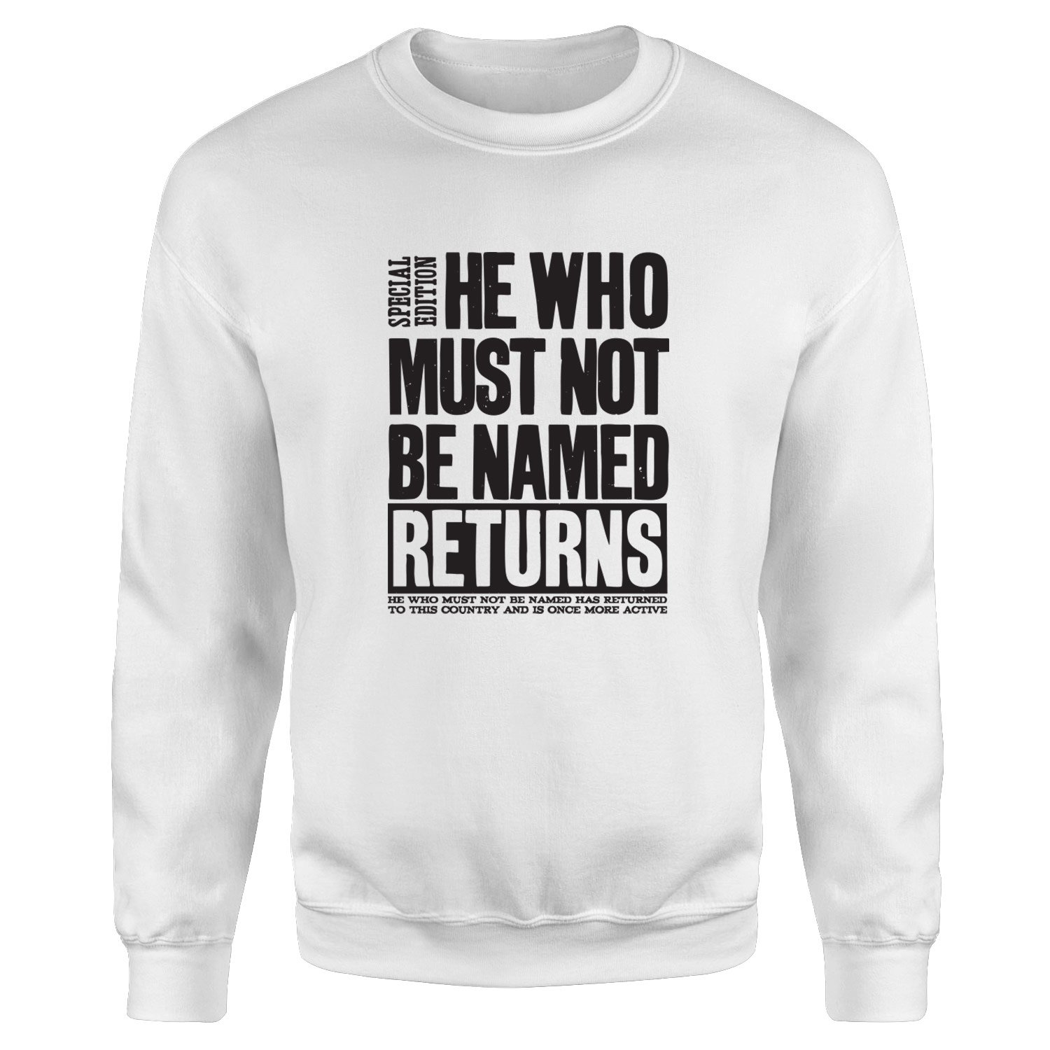 He Returned Sweatshirt XL - Beyaz