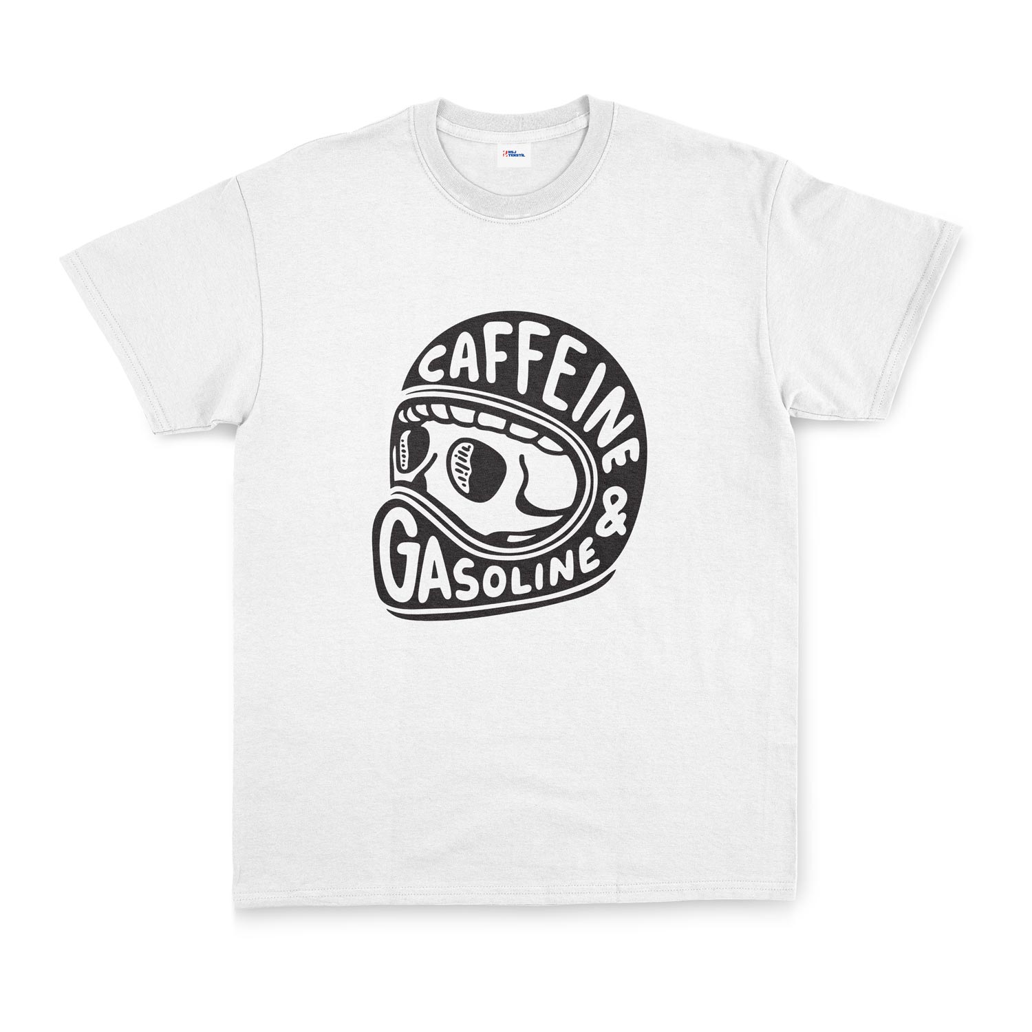 Caffeine and Gasoline Tişört M - Beyaz