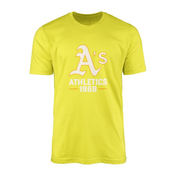 Oakland A’s 1968 Tişört S - Sarı