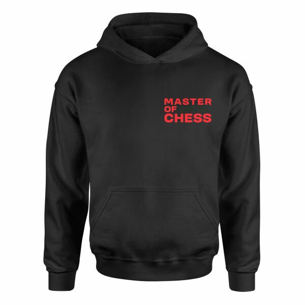 Master of Chess Hoodie M - Siyah