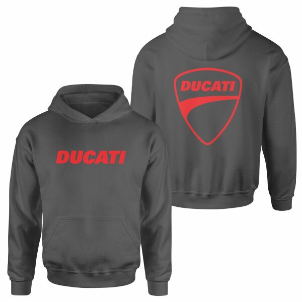 Ducati Italian Thunder Hoodie XXL - Füme