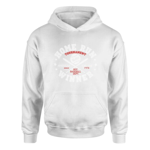 Home Run Winner Hoodie XL - Beyaz