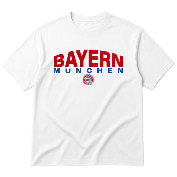 BAYERN München Oversize Tişört S - Beyaz