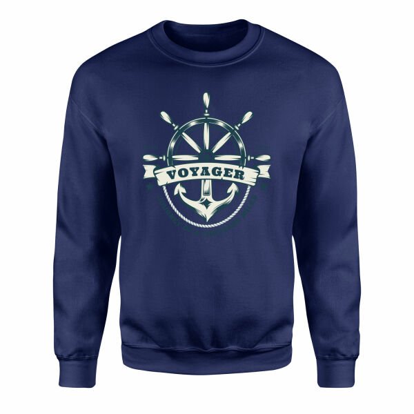 Voyager Denizci Sweatshirt L - Lacivert
