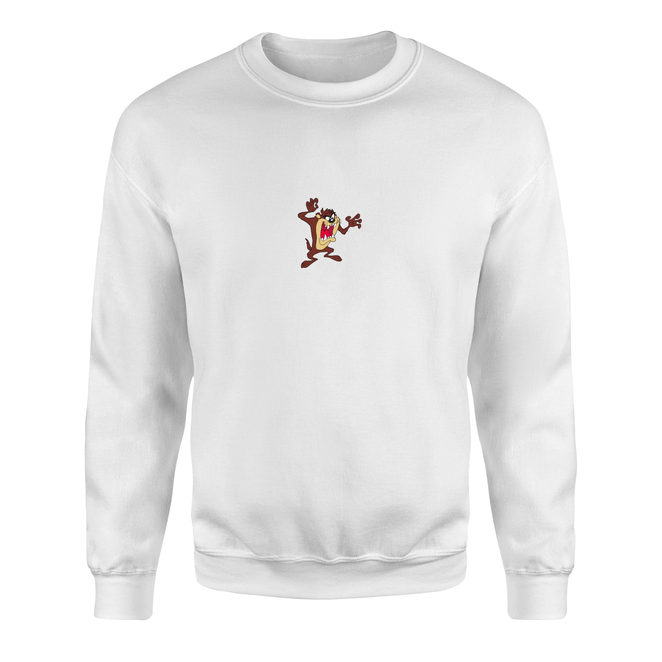 Tazmanya Canavarı Sweatshirt XL - Beyaz